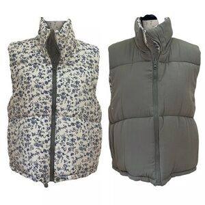 Blank NYC Floral Reversible Vest